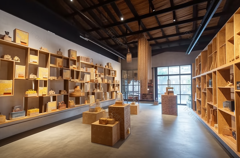 竹编手工艺品展示区摄影实拍,高清,摄影图,摄影图片,图片大全,摄影图免费下载